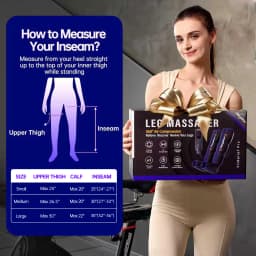 Leg Compression Massager for Circulation and Pain Relief,Air Compression Boots for Fast Recovery, 6 Mode,6 Intensity,Full Leg Massager for Muscle Relaxation- for Athletes, Gym