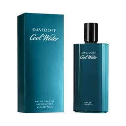 Davidoff Cool Water Eau de Toilette – Aromatic Men's Cologne – With Notes of Coriander, Mint, Lavender & Amber – Long Lasting Fragrance - 4.2 Oz