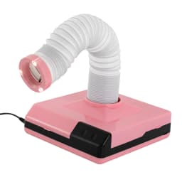 60W Vacuum Dust Collector, 19*19*21cm Dust Extractor, Vacuum Cleaner With Fan and 360° Rotatable Duct for Nail Grinding, Dentists, Clinics, Engraving