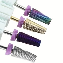 5in1 2XF Tungsten Steel Nail Drill Bits,Multi-Functional Carbide with High Hardness for Long-Term Gel Rem