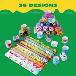 Slap Bracelets for Kids Bulk Wristbands with Animals Friendship for Easter Party Favors Classroom Prizes Exchanging Gifts