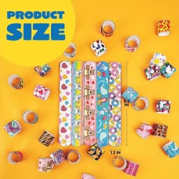 Slap Bracelets for Kids Bulk Wristbands with Animals Friendship for Easter Party Favors Classroom Prizes Exchanging Gifts