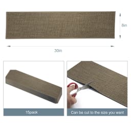 15-Piece Set Furniture Stair Mats - Home Decor Non-Slip Floor Protectors for Stairs And Furniture