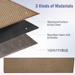 15-Piece Set Furniture Stair Mats - Home Decor Non-Slip Floor Protectors for Stairs And Furniture