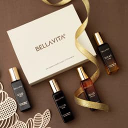 Bellavita Luxury Men's Perfume Gift Set with CEO Man, G.O.A.T., Klub, and Oud | 80ml | Long Lasting Men's Fragrance