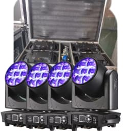 4PZ/Lyre Sharpy LED Beam + Wash 7x40W 4 in1 RGBW Zoom testa mobile DMX per NightClub Dj Disco Party Bar Stage Lighting Equipment