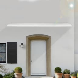 Clear Rain Shelter Cover Rust-Resistant Window Awning Rain Shelter Front Door Canopy for Bike Shelters/Gazebos/Grape Arbors