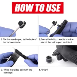 Complete 3D Body Art Tattoo Kit - Professional Hand Poke & Stick Pen Set with Ink, Needles, and DIY Guide - Perfect for Beginners to Experts