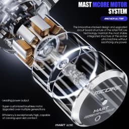 Mast Tattoo Archer Ultra Wireless Tattoo Machine 4.5mm Stroke Smart Control 2300mAh Battery Ultra-Quiet Mcore Motor for Artists