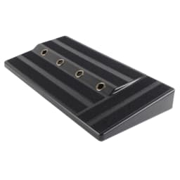RPB-1BK Big Size Guitar Effects Pedal Board Sturdy PE Plastic Guitar Pedalboard Case with Sticking Tape Guitar Pedal Accessories