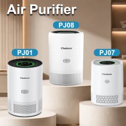 Chuboor Air Purifier Quiet Air Cleaner with High-Efficiency Filtration,H13 HEPA Removes Smoke, Dust, Pollen, Pet Hair