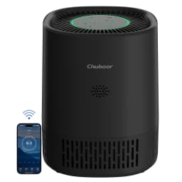 Chuboor Air Purifier Quiet Air Cleaner with High-Efficiency Filtration,H13 HEPA Removes Smoke, Dust, Pollen, Pet Hair