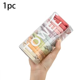 Natural Plant Fiber Disposable Face Towel, 3s Quick-Absorbing Lint-Free Multi-Use Cleansing Cloth