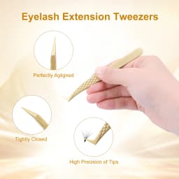 NAGARAKU AG Tweezers For Eyelash Extension Volume Fans-making Eyelash Precision Fiber Tip Tweezers Fast Shipping from USA