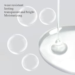 Professional Glass Top Coat Nail Gel for Perfect Manicure Finish