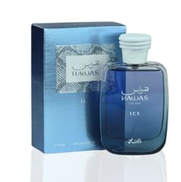 Rasasi Hawas Fire Men's EDP 100ml Masculine Aquatic Aromatic Fragrance Long Lasting Fresh Arabian Cologne For Daily Dating Party