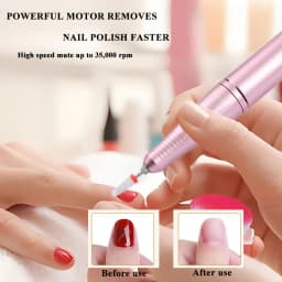 Wireless 35000RPM Nail Drill Pen USB Nail Files Sander Pen Rechargeable Nail Drill Machine Portable Manicure Drill Salon Tool