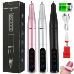 Wireless 35000RPM Nail Drill Pen USB Nail Files Sander Pen Rechargeable Nail Drill Machine Portable Manicure Drill Salon Tool