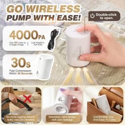 15 Pack Vacuum Bags for Travel with Rechargeable Air Pump, Compression Packing Bags for Luggage, Air Vacuum Bags with Rechargeable Pump, Reusable Space Saver Bags, Airtight Zipper Seal for Clothes Blankets Bedding Quilt, Vacuum Seal Bags for Clothing