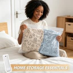 15 Pack Vacuum Bags for Travel with Rechargeable Air Pump, Compression Packing Bags for Luggage, Air Vacuum Bags with Rechargeable Pump, Reusable Space Saver Bags, Airtight Zipper Seal for Clothes Blankets Bedding Quilt, Vacuum Seal Bags for Clothing