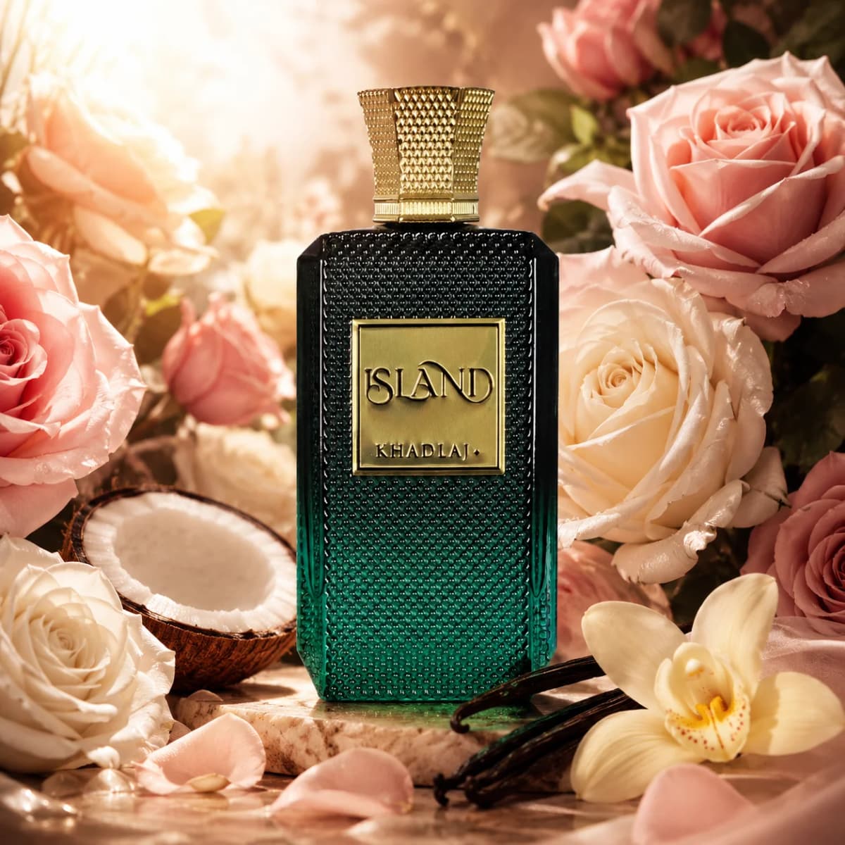 Island Khadlaj Perfumes 100ml/3.4oz Long-Lasting Perfume Women Fragrance For Daily Use