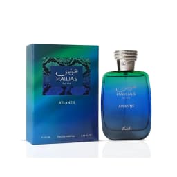 Rasasi Hawas Atlantis Men’s EDP – Fresh Aquatic Marine Aroma, 3.4 fl oz / 100 ml