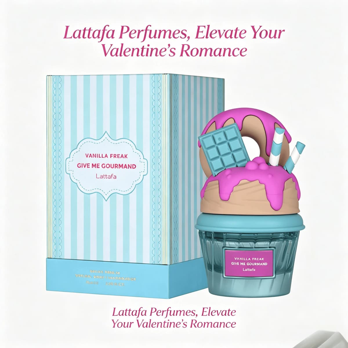 Lattafa Vanilla Freak Eau De Parfum, Give Me Gourmand Collection, Unisex, Spray Form, 75ml, Vanilla Caramel Scent, Woody Notes, Long-Lasting Suitable For Dating, Parties And Business The Perfect Gift For Holiday
