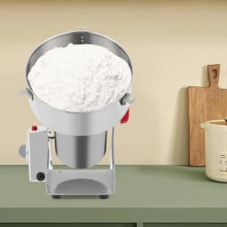 2500g Electric Grain Grinder, Mill 4500W Commercial Spice Grinder, 32000r/min High-speed Grain Spice Herb Dry Grinders, Machine 304 Stainless Steel Powder Machine