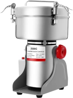 2500g Electric Grain Grinder, Mill 4500W Commercial Spice Grinder, 32000r/min High-speed Grain Spice Herb Dry Grinders, Machine 304 Stainless Steel Powder Machine