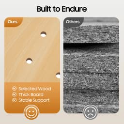 60*40cm Wooden Pegboard Set, Modular Display Pegboard Panel Kits, DIY Wood Nail Board For Home, Office, Garages