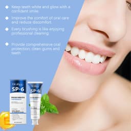 Oralhoe Mint Toothpaste Cleaning Coffee and Tea Stains Eliminate Bad Breath Promote Dental Health Glowing Refreshing Toothpaste