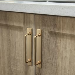 Goo-Ki Antique Brass Cabinet Pulls Furniture Door Handles with Backplate Champagne Bronze Drawer Knobs and Pulls for Kitchen