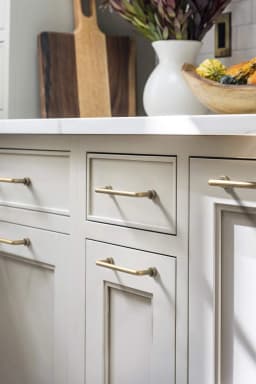 Goo-Ki Antique Brass Cabinet Pulls Furniture Door Handles with Backplate Champagne Bronze Drawer Knobs and Pulls for Kitchen