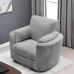 Power Swivel Recliner Rocking Chair Nursery Glider Rocker with Headrest, USB and Type-c Port, Corduroy Electric Reclining Sofa C