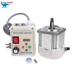 【US】550W, 750W, 1.1kW, 2200W 220V AC Brushless Servo Motor Kit for Lathes and Various Machinery
