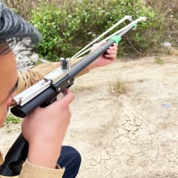 Powerful Metal Slingshot, Outdoor Hunting Catapult, Jungle Field Precision Slingshot, Stainless Steel Trigger Auto Fire Slingsho
