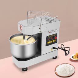 750W Rotating Food Mixer Machine for Making Bread & Pizza, Dough Kneading Machine with Food-Grade Stainless Steel Bowl (10L)