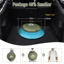 Night Cat Pop-up Camping Tent: 1 Person Tent Waterproof Instant Easy Setup Outdoor Tent For Camping Fishing Hiking Hunting