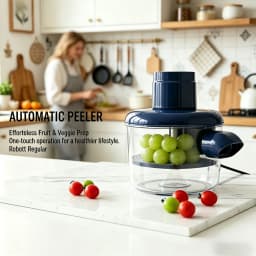 Home Use Automatic Electric Peeler, Automatic Electric Fruit and Vegetable Peeling Machine, Fruit and Vegetable Peeling Device. Compact and Sturdy Design, Durable Plastic Material. Perfect for Home Cooks.