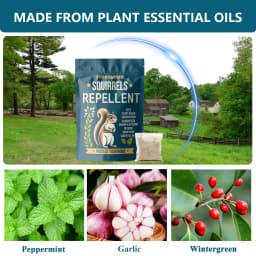 Squirrel Repellent, 20 PC Squirrel Deterrent, Outdoor Squirrel Repellent, Protects Plants from Squirrel Damage, Suitable for Attics, Yards, Lawns, and Garden Plants