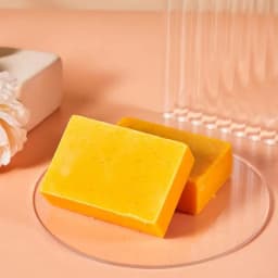 Lemon Turmeric Kojic Soap,Natural Handmade Soap,Turmeric Soaps Bar For Face And Body, Smooth Skin Tumeric Soapes,Deep Cleansing Soaps For Men & Women