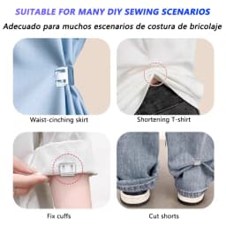 1-20pcs Multi-Function Leg Edge Clips Invisible Trouser Legs Fixing Clips for Instant Shortening,Transparent and Decorative