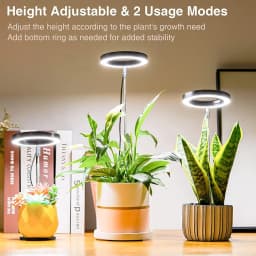 Indoor Full-Spectrum Plant Growth Lights, Led Plant Lights, and Indoor Sunlight-Like Growth Lights, Suitable for Indoor Plants, with a Retractable Base.