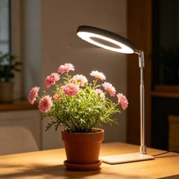 Indoor Full-Spectrum Plant Growth Lights, Led Plant Lights, and Indoor Sunlight-Like Growth Lights, Suitable for Indoor Plants, with a Retractable Base.