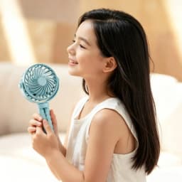 360° Rotatable Flexible Clip On Mini Fan, USB Rechargeable Strong Airflow Handheld Portable Fan for Stroller Crib Car Seat Bike Treadmill Outdoor Travel