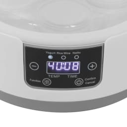 Electric Yogurt Maker Machine, Yogurt Maker with 304 Stainless Steel Liner, Timer & Temp 70-113°F for Yogurt Rice Wine Natto