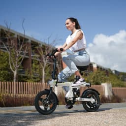 Isinwheel U1  Adult Electric Bicycle,500W city ebike, 36V 7.8AH commuting E-bike, 14  Tire Foldable Electric Bike