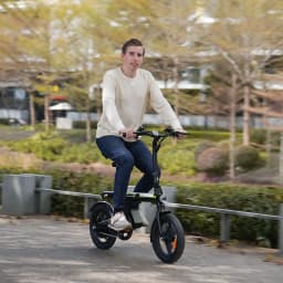 Isinwheel U1  Adult Electric Bicycle,500W city ebike, 36V 7.8AH commuting E-bike, 14  Tire Foldable Electric Bike