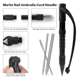 Paracord Bracelet Kit with Marlin Spike Tool Kit, Survival Bracelet Making Jig, Adjustable Length Jig Bracelet Maker for DIY