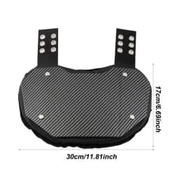 American Gear Football Back Plates EVA Kids Adults Rugbys Back Flap Low Back Pads Rear Lower Back Protector Sports Accessories